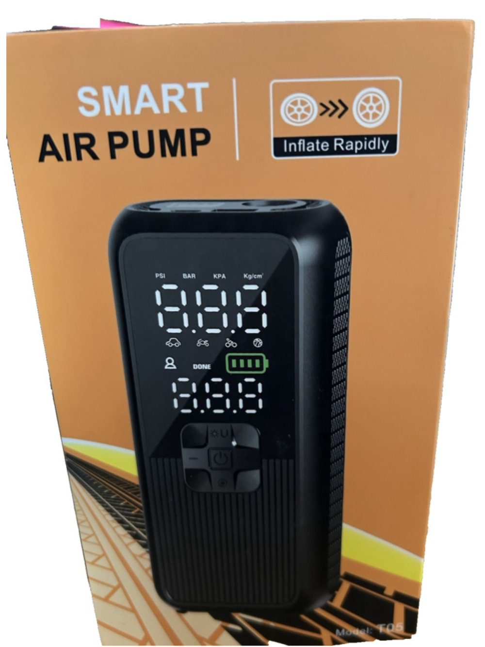 Smart Air Pump T05 Ultra long Battery Life Powerful Airflow and Auto Off